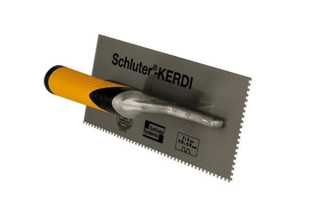 Schluter KERDI-TROWEL Square Notch Trowel 1/8" x 1/8" (3 mm x 3 mm)