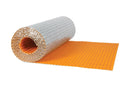 Schluter Systems Ditra-Heat-Duo-PS Peel and Stick Uncoupling Membrane with Sound Control and Thermal Break - Ideal for Multi-Story Construction - 5/16-Inch Thickness, 108 Square Feet Roll - DHDPS810M