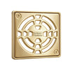 Schluter Systems KERDI 4 Inch Square Grate Assembly – Stainless Steel Shower Drain Cover, Ideal for Bathroom or Wet Rooms