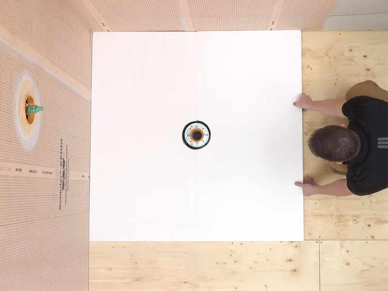 Schluter Systems KERDI-SHOWER-CB Prefabricated Compensation Board, 48"x24"x1", KSCB906101220