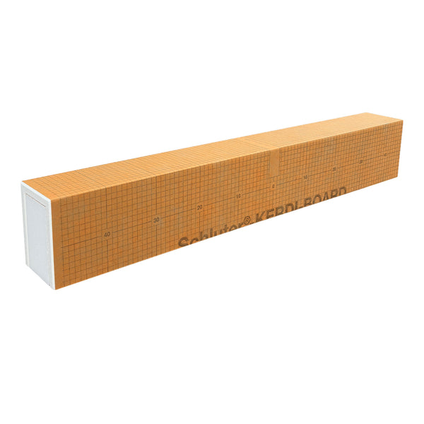 Schluter-KERDI-BOARD-SC Prefabricated Waterproof Shower Curb - Ideal for New Constructions or Bathroom Renovations - Lightweight, Load Bearing Curb, 60 Inch (KBSC1151501524)