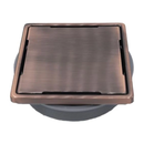 ARDEX TLT 4 Inch Stainless Steel Shower Drain Cover Kit with Adjustable Adapter and Connectite Assembly, Square Grate, Corrosion Resistant Tile Shower Drain System