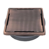 ARDEX TLT 4 Inch Stainless Steel Shower Drain Cover Kit with Adjustable Adapter and Connectite Assembly, Square Grate, Corrosion Resistant Tile Shower Drain System