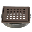 ARDEX TLT 4 Inch Stainless Steel Shower Drain Cover Kit with Adjustable Adapter and Connectite Assembly, Square Grate, Corrosion Resistant Tile Shower Drain System