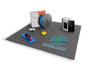 Suntouch Warmwire Eletric Radiant Floor Heating Kit with Suntouch WiFi Thermostat, HeatMatrix Membrane, Heat Cable and Safe Installation Tools