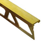 Profilitec Tile Edge Protection Profile Trim, 10-Piece Pack, 8 Ft Length, Metal Tile Edging for Wall and Floor Tile Finishing