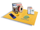Mapei Mapeheat Electric Radiant Floor Heating Kit with Heating Membrane with Thermal Break, Thermostat, Underfloor Heat Cable and Safe Installation Tools