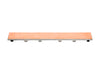 Schluter Systems KERDI-LINE Frameless Linear Grate Assembly (Cover) for Ceramic and Stone Tiles - Tileable Design