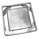 Wedi Drain Cover, Grate Assembly, 3-3/4"x3-3/4", for Shower Base in Tiled Shower Surrounds