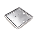 Wedi Drain Cover, Grate Assembly, 3-3/4"x3-3/4", for Shower Base in Tiled Shower Surrounds