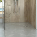 Wedi Drain Cover, Grate Assembly, 3-3/4"x3-3/4", for Shower Base in Tiled Shower Surrounds