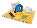 Ardex Flexbone Electric Radiant Floor Heating Kit with Heating Membrane with Thermal Break, Heat Cable, Thermostat, and Safe Installation Tools