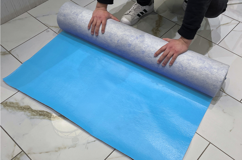 Bardalas Multi-Purpose Temporary Surface & Floor Protection Mat 36 In x 50 Ft Reusable Roll, 150 Sq Ft for Construction Projects - Protects Hardwood, Tile, Carpet, Countertops, Bathtubs (KA-BA-TFP3650)