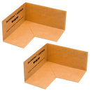 Schluter Systems Kerdi Inside Waterproofing Corner - 4 Mil Thickness - Seamless Corners for KERDI, KERDI-Board - 2-Pack - KERECK/FI2
