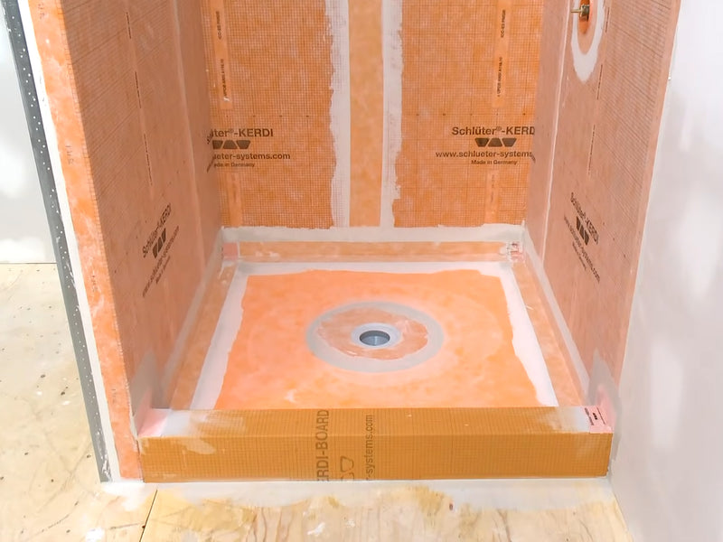 Schluter-KERDI-BOARD-SC Prefabricated Waterproof Shower Curb - Ideal for New Constructions or Bathroom Renovations - Lightweight, Load Bearing Curb, 38 Inch (KBSC115150970)