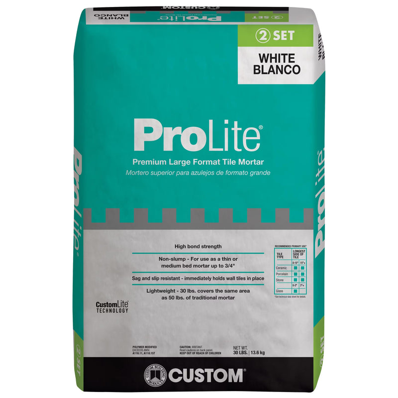 Custom Building Products ProLite White 30 Lbs Tile and Stone Mortar