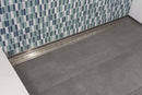 Schluter Systems Kerdi-Line Frameless Linear Grate Assembly (Cover) for Ceramic and Stone Tiles - Tileable Design