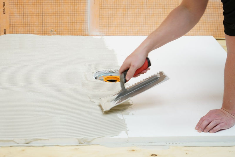 Schluter Systems KERDI-SHOWER-CB Prefabricated Compensation Board, 48"x24"x1", KSCB906101220
