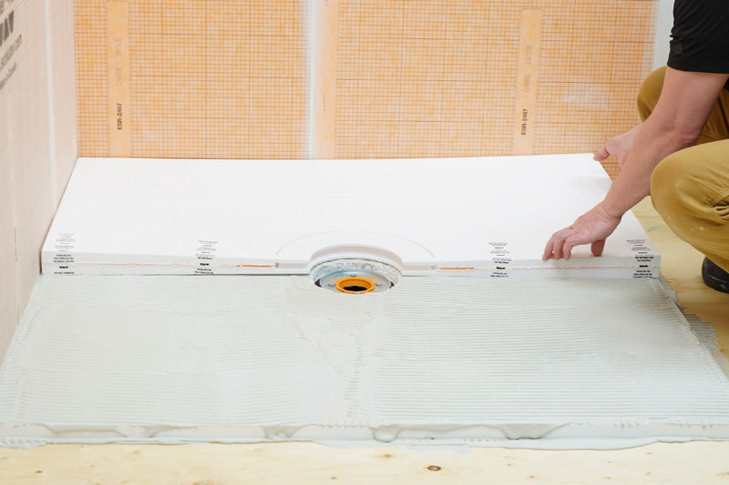 Schluter Systems KERDI-SHOWER-CB Prefabricated Compensation Board, 48"x24"x1", KSCB906101220
