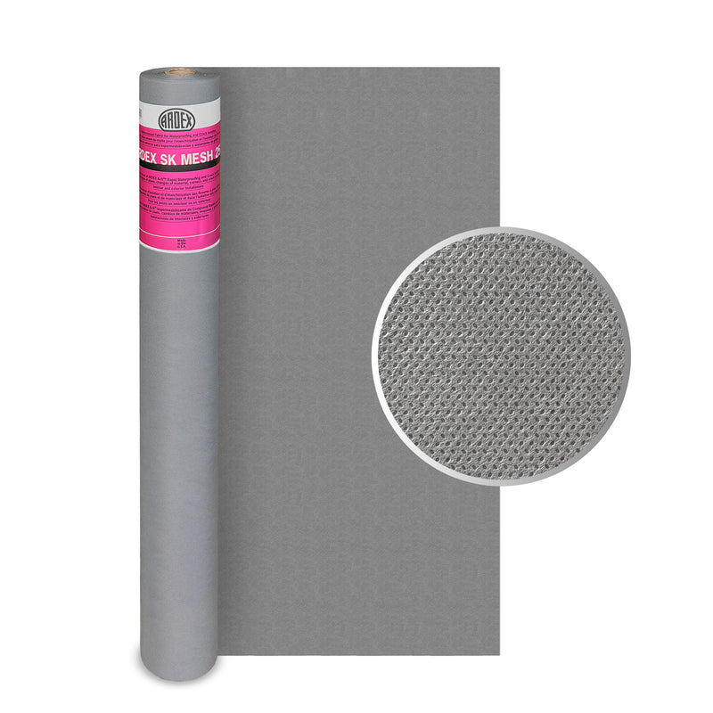 ARDEX SK-25 Mesh Reinforcement Fabric Roll, 246 Sq Ft – 36"x 81.75', Non-Woven Polyester Fabric for ARDEX 8+9™ Waterproofing and Crack Isolation for Transitions & Corners - Interior/Exterior Use, 24021