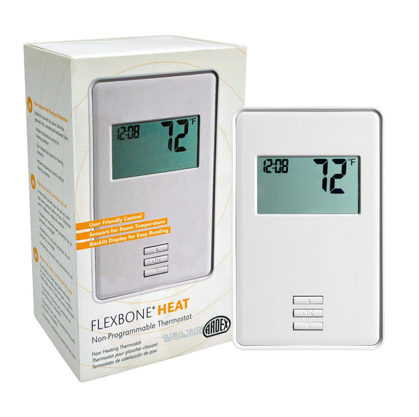 ARDEX FLEXBONE Non-Programmable Thermostat UH932 for Radiant Heating Floors 120V/240V