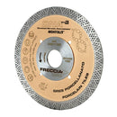 Montolit CGX Gold Line DNA Freccia Oro Diamond Cutting Blade – Continuous Rim, Wet and Dry Tile Saw Blade for Porcelain and Ceramic Tiles - 5 Inch- CGX125IN (125MM)