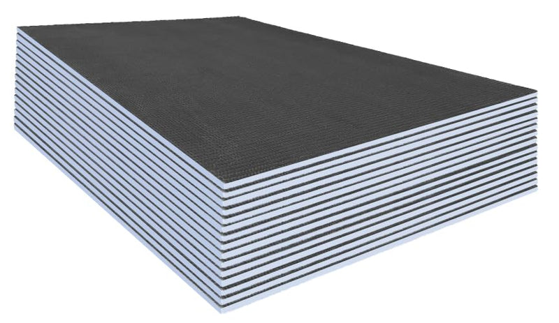 Ardex TLT 119 Lightweight Vapor-resistant Waterproof Cementitious XPS Foam Board with Fiberglass Mesh , 32" x 48" x 1/2" for Shower Wall & Floor Cover