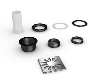 Wedi Fundo Primo Waterproof Complete Shower Kit, 3 Ft by 4 Ft, (36" x 48"), US2000009