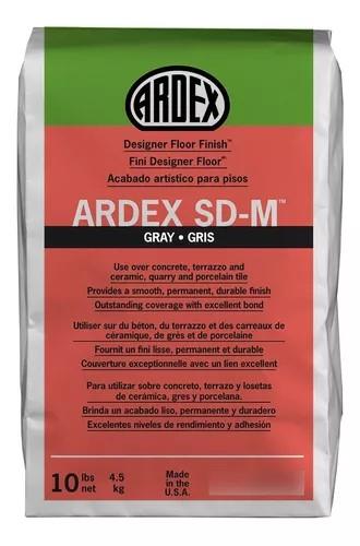 ARDEX SD-M Designer Floor Finish, Gray, 10 lbs Bag, 12483 - Global ...