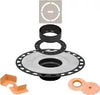 All-in-one Shower Drain Kit with 2" ABS or PVC Bonding Flange, 4" Grate Assembly