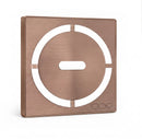 Schluter Systems Kerdi 4 Inch Square Grate Assembly – Stainless Steel Shower Drain Cover, Ideal for Bathroom or Wet Rooms
