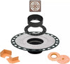 All-in-one Shower Drain Kit with 2" ABS or PVC Bonding Flange, 4" Grate Assembly