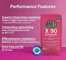 Ardex X 90 Outdoor MicroteC3, Rapid-Set, Cement-Based Flexible Thinset Mortar, 40 Lb (18 Kg) Bag, Freeze Thaw Resistant Flooring Underlayment for Stone, Ceramic Tile, for Exterior Applications, White