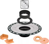 All-in-one Shower Drain Kit with 2" ABS or PVC Bonding Flange, 4" Grate Assembly