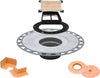 All-in-one Shower Drain Kit with 2" ABS or PVC Bonding Flange, 4" Grate Assembly