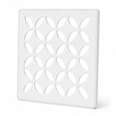 Schluter Systems Kerdi 4 Inch Square Grate Assembly – Stainless Steel Shower Drain Cover, Ideal for Bathroom or Wet Rooms