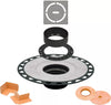 All-in-one Shower Drain Kit with 2" ABS or PVC Bonding Flange, 4" Grate Assembly