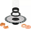 All-in-one Shower Drain Kit with 2" ABS or PVC Bonding Flange, 4" Grate Assembly