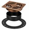 Schluter Systems KERDI 4 Inch Square Grate Assembly – Stainless Steel Shower Drain Cover, Ideal for Bathroom or Wet Rooms