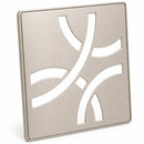 Schluter Systems Kerdi 4 Inch Square Grate Assembly – Stainless Steel Shower Drain Cover, Ideal for Bathroom or Wet Rooms
