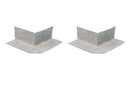ARDEX SK-175 Polyethylene Preformed Waterproof Membrane Seamless Outside Corners, 2 Pcs Pack, with a Non-Woven Polypropylene for Ceramic Tile Flooring Underlayment
