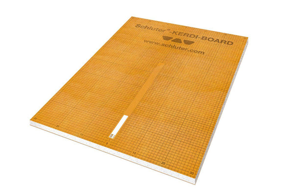 Schluter Systems KERDI-BOARD Waterproof, Multifunctional Tile Substrate and Building Panel 1/2" x 32" x 48" - 3pcs pack