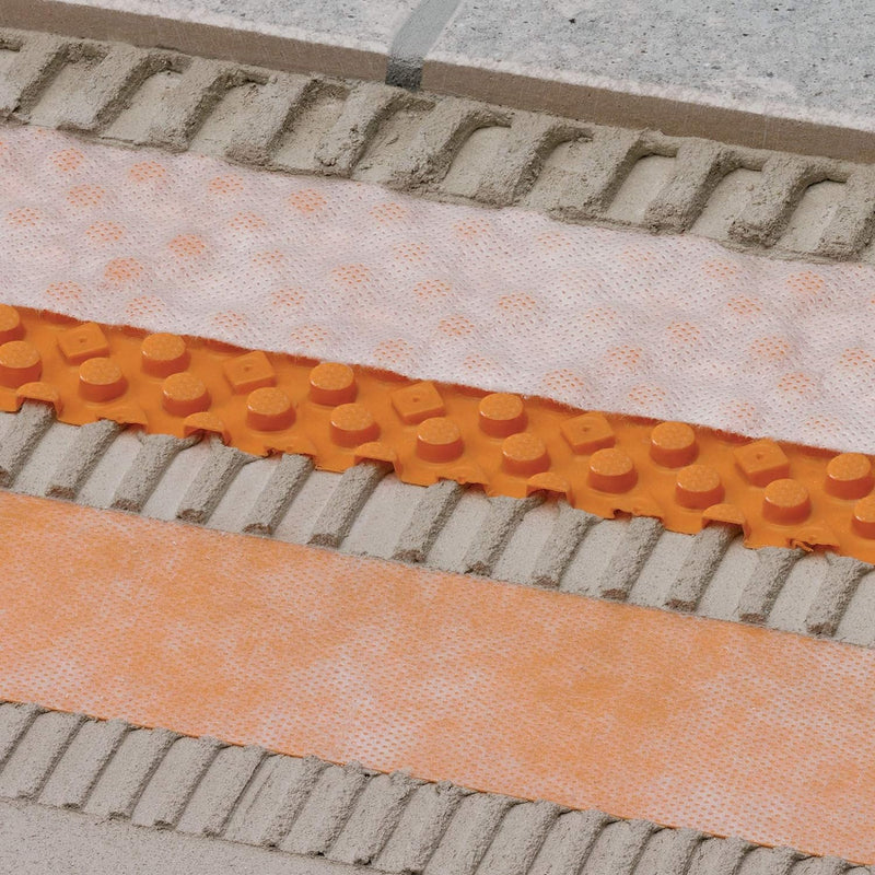 Schluter Systems Ditra Drain Uncoupling and Drainage Membrane for Exterior Applications