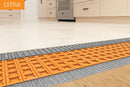Schluter Systems Ditra 5M Uncoupling and Waterproofing Polyethylene Membrane 1/8" Underlayment 54 Sq Ft Roll