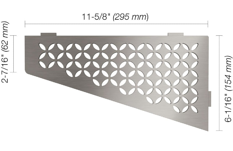 Schluter Systems Kerdi Quadrilateral Corner Shelf-E Design All Styles, Colours