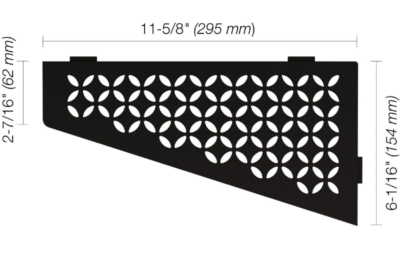 Schluter Systems Kerdi Quadrilateral Corner Shelf-E Design All Styles, Colours