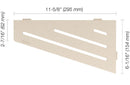 Schluter Systems Kerdi Quadrilateral Corner Shelf-E Design All Styles, Colours