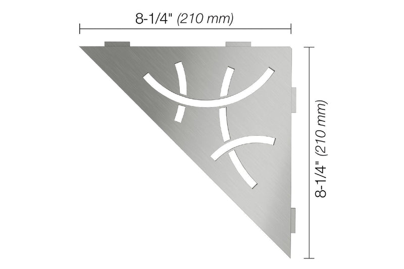 Schluter Systems Kerdi Triangular Corner Shelf-E Design All Styles, Colours