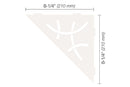 Schluter Systems Kerdi Triangular Corner Shelf-E Design All Styles, Colours