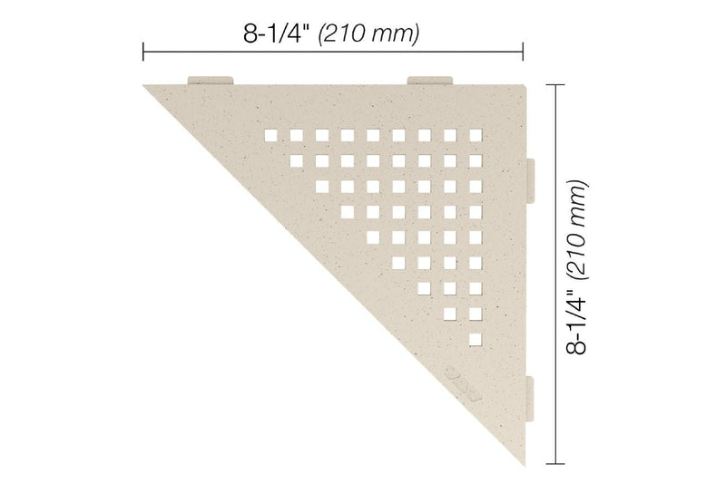 Schluter Systems Kerdi Triangular Corner Shelf-E Design All Styles, Colours